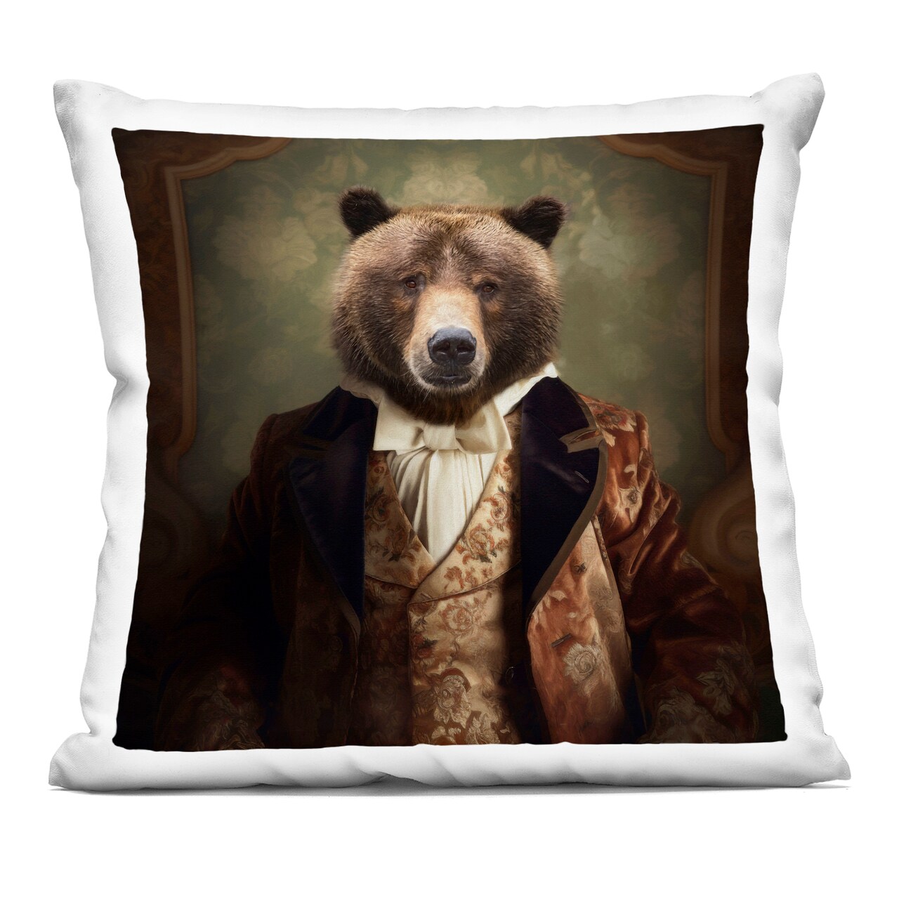 Stupell Industries Lord Bearington's Finest Hour Indoor Pillow, 18 x 7 x 18